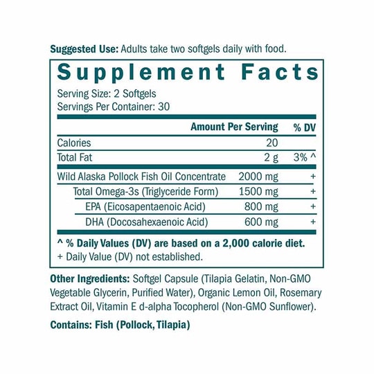Omega-3 Fish Oil, TGR